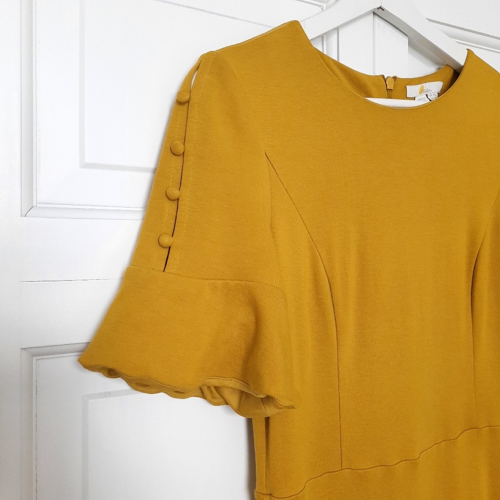Boden Alexis Fit & Flare Midi Dress, Sz 8 - Picture 3 of 4